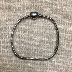 Pandora Sterling Silver Heart Bracelet
